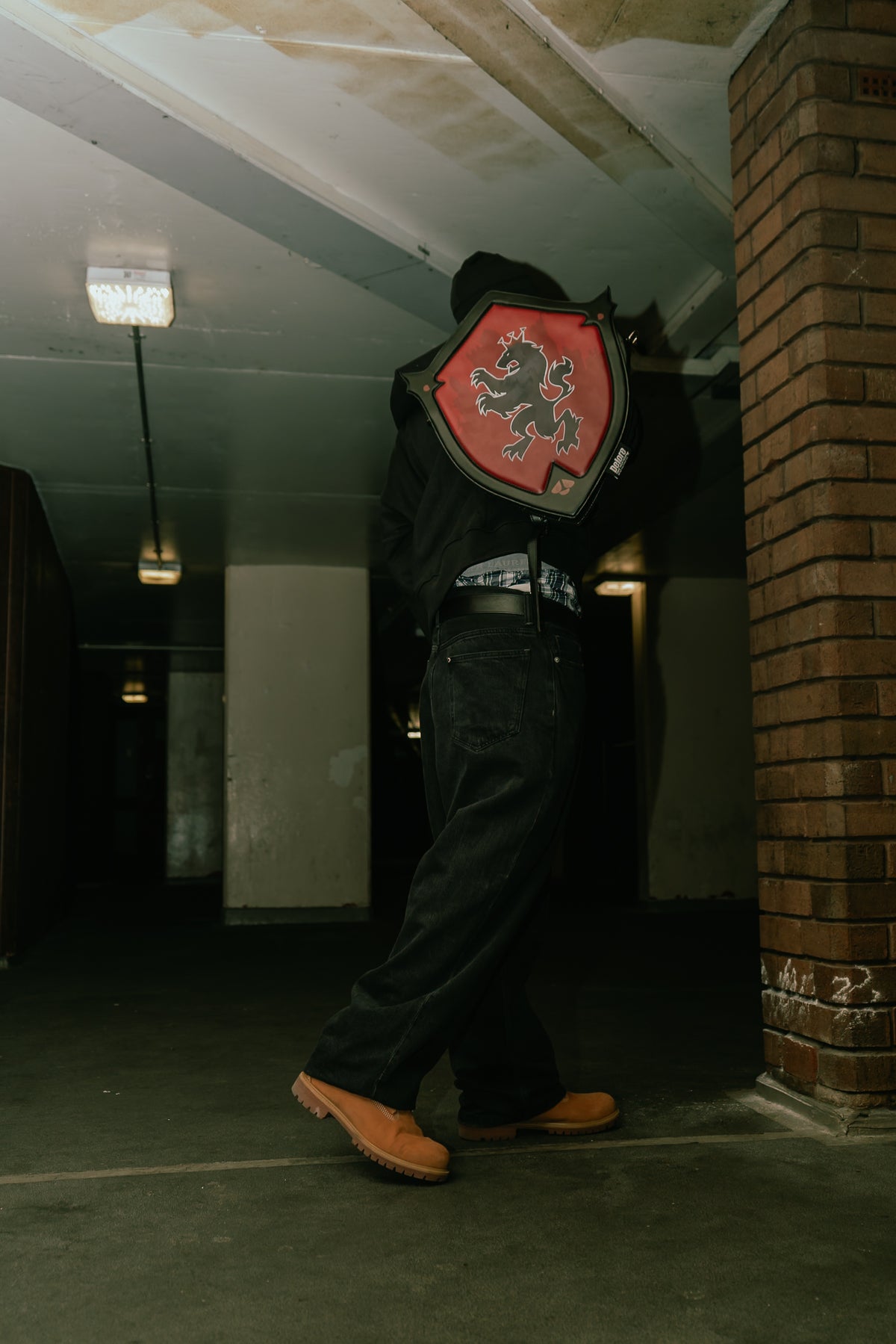 DELORE RED SHIELD BACKPACK - Delore