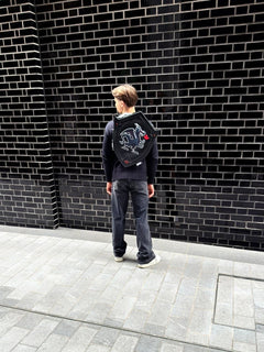 DELORE BLACK SHIELD BACKPACK