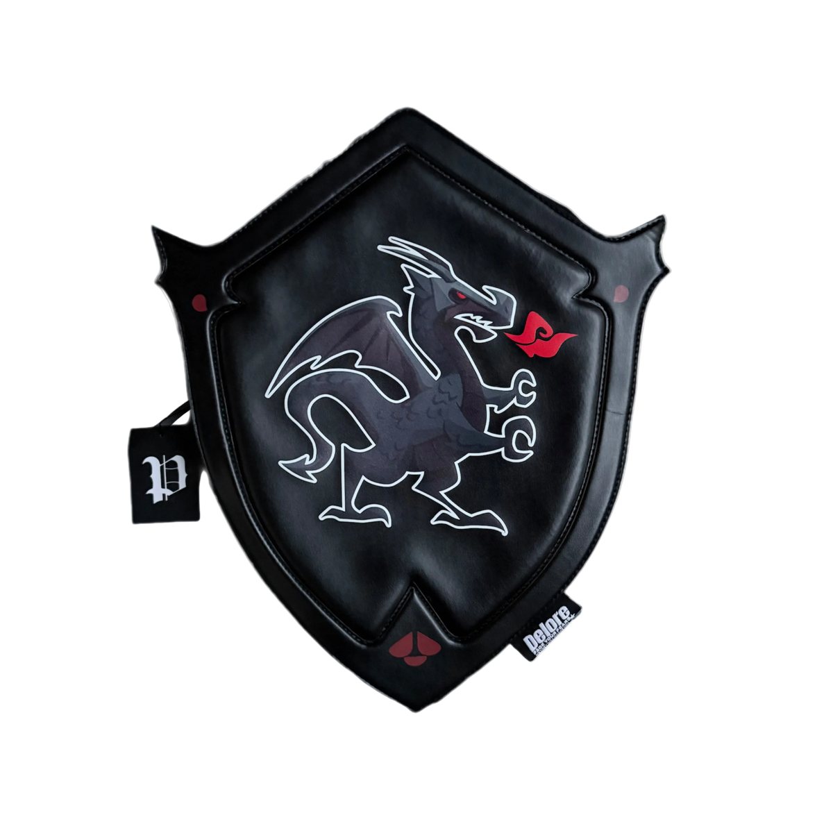 DELORE BLACK SHIELD BACKPACK - Delore