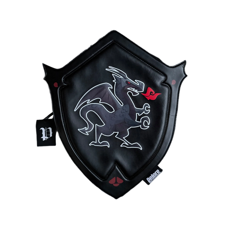 DELORE BLACK SHIELD BACKPACK - Delore